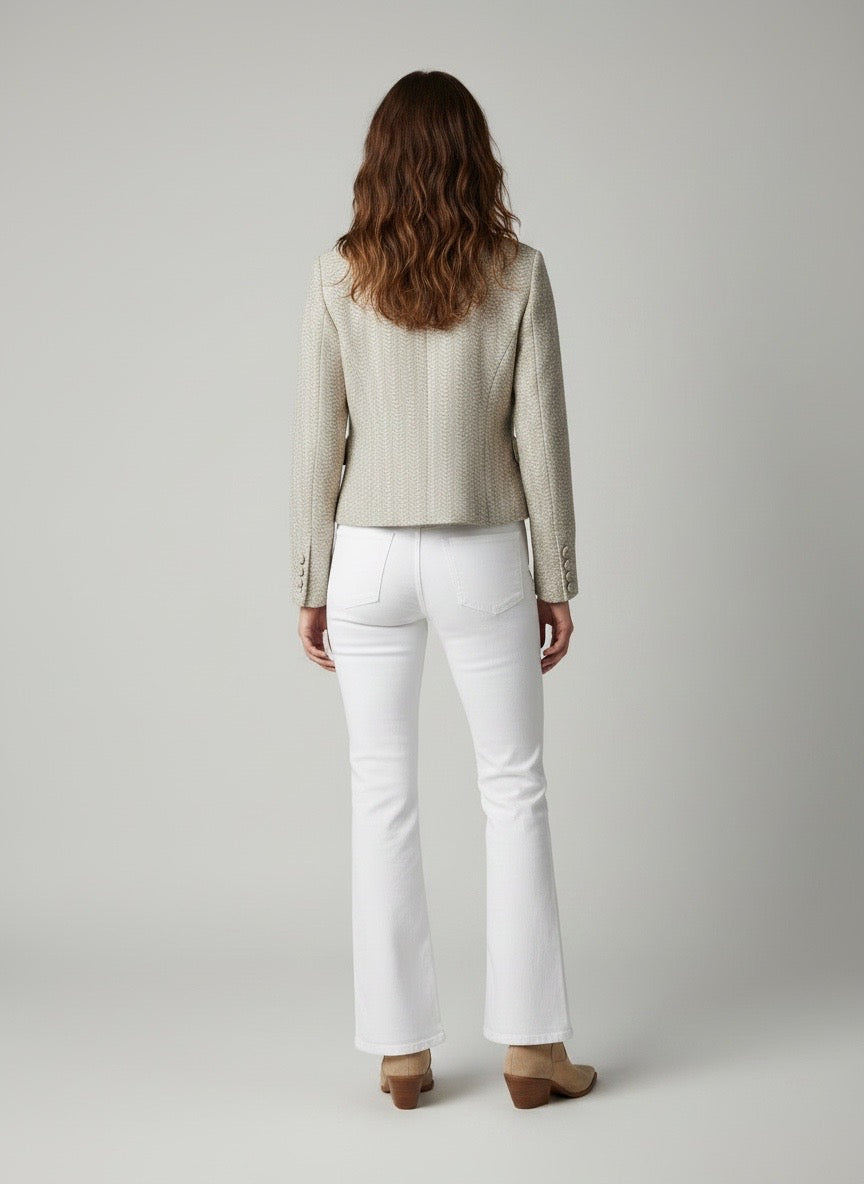 Giacca chanel corta beige Pho Firenze