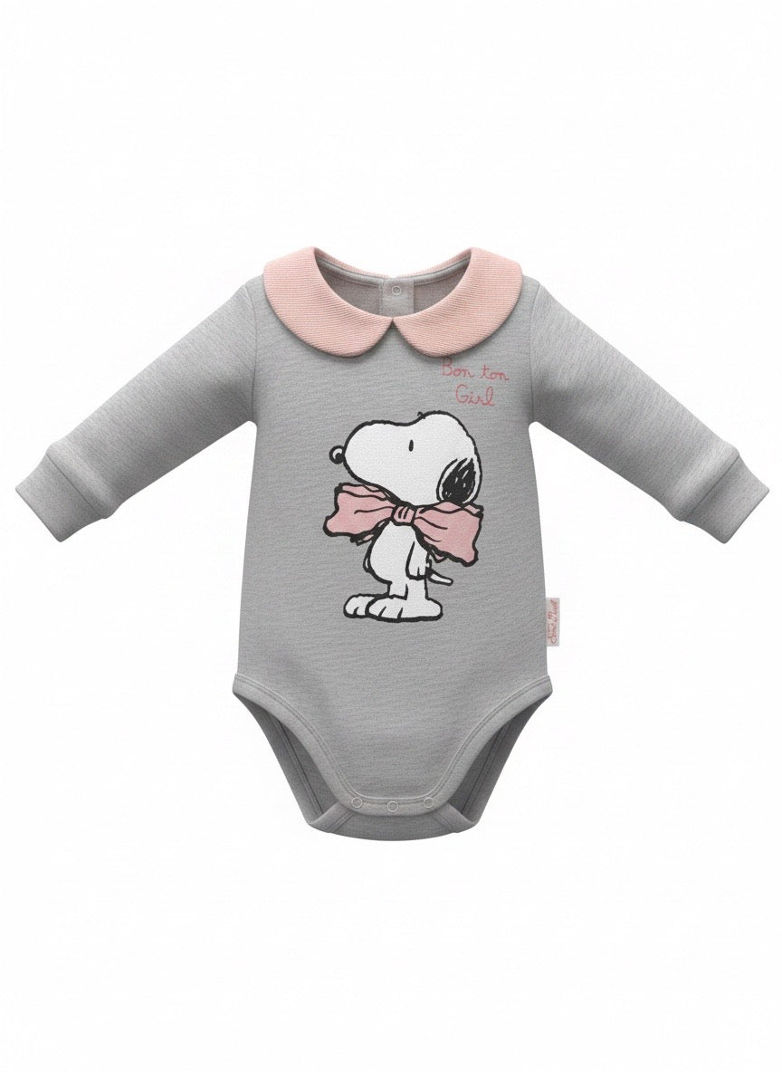 Body bambina Snoopy Saint Barth