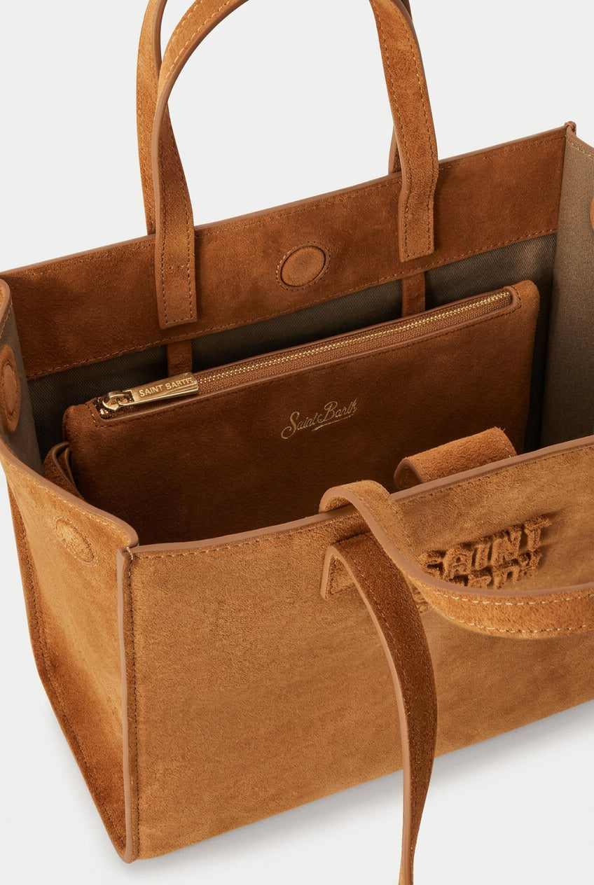 Borsa Jour camoscio cuoio St. Barth