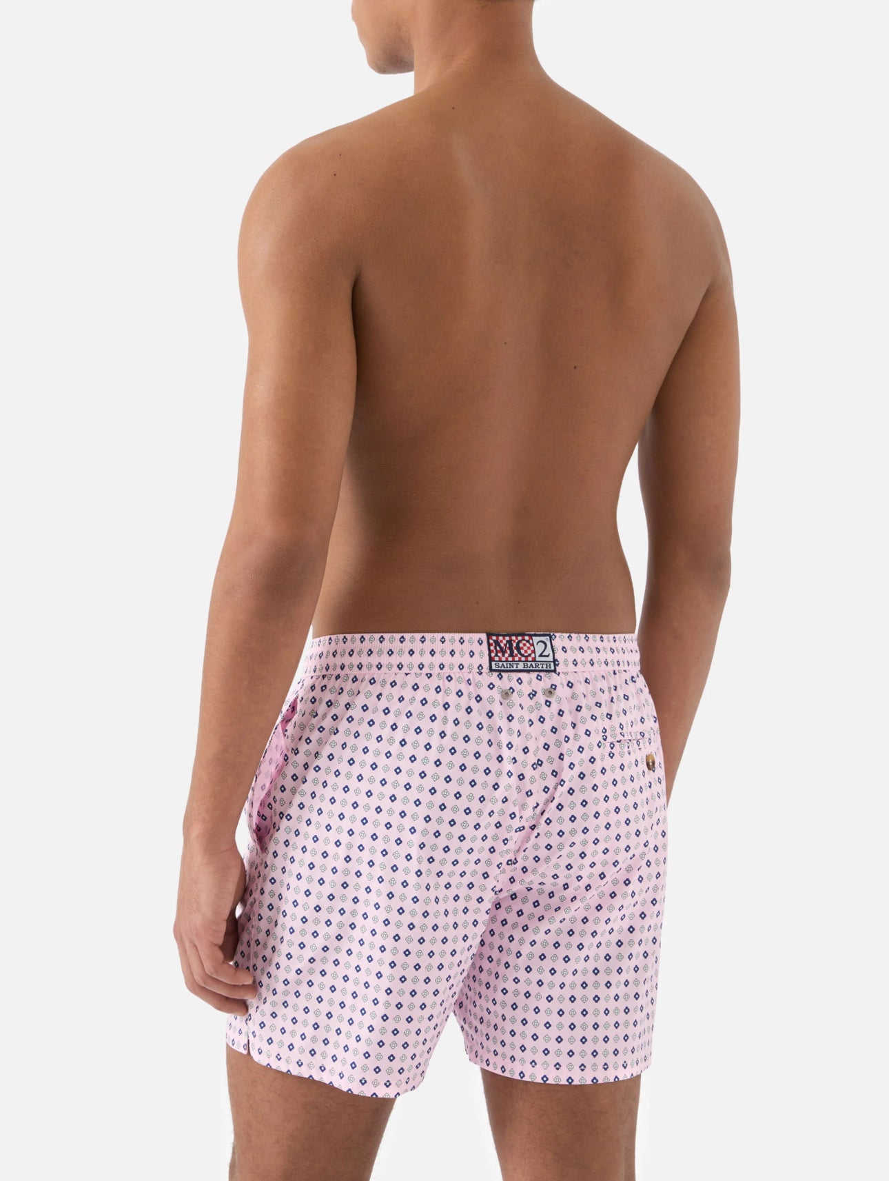 Boxer micro tie rosa Saint Barth