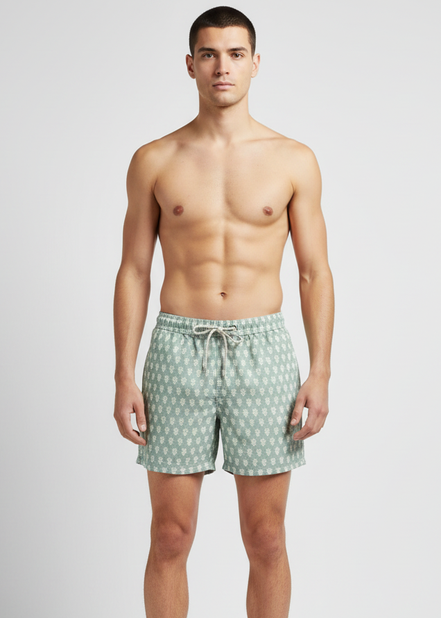 Boxer Costume lino MC2 Saint Barth