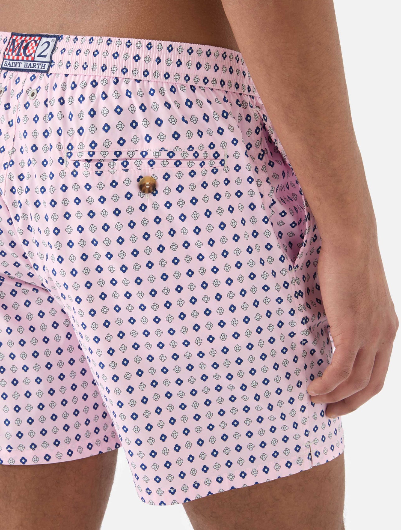 Boxer micro tie rosa Saint Barth