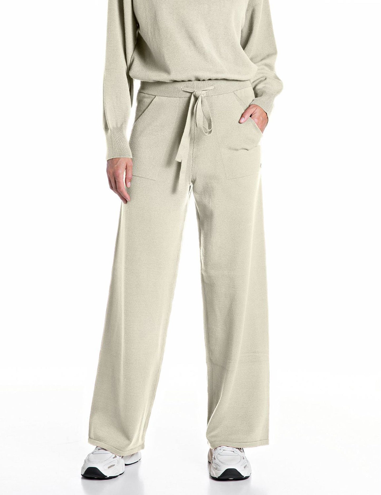 Pantalone in maglia avorio Replay