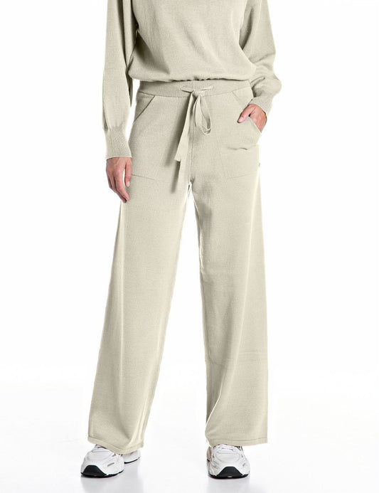 Pantalone in maglia avorio Replay