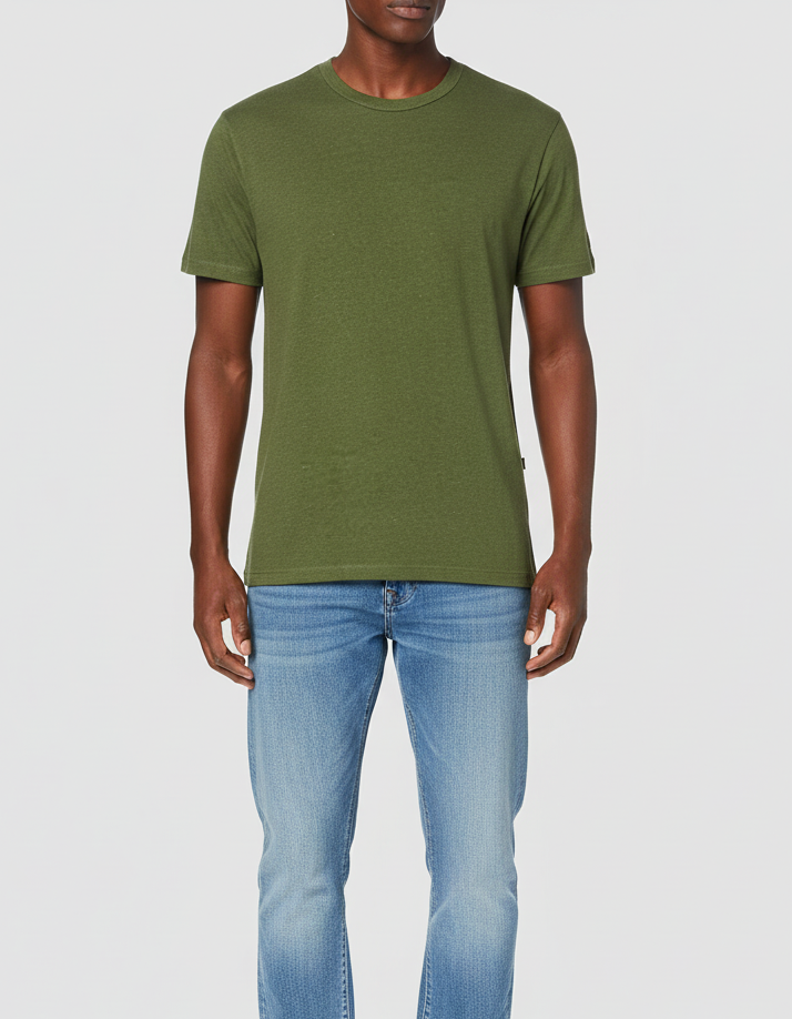 T-shirt lino verde MC2 Saint Barth