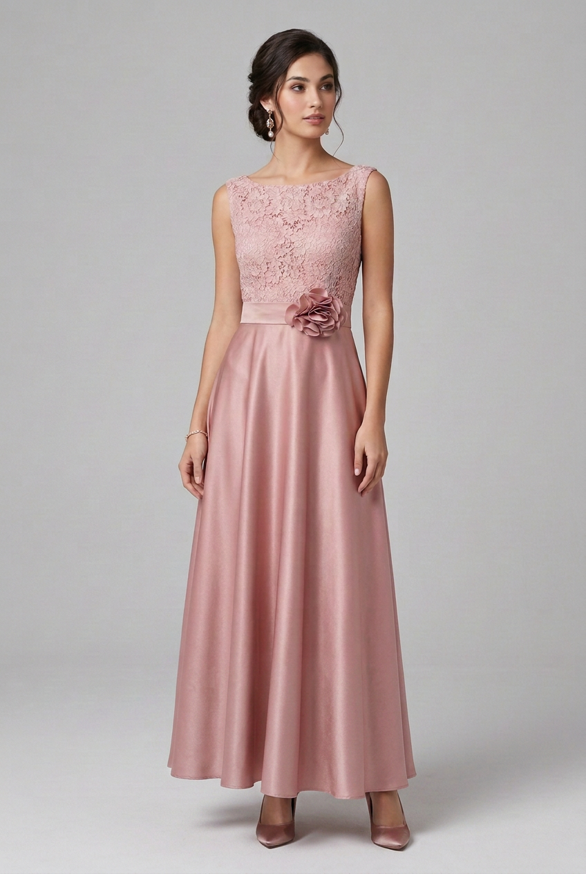 Abito Ribbon pizzo