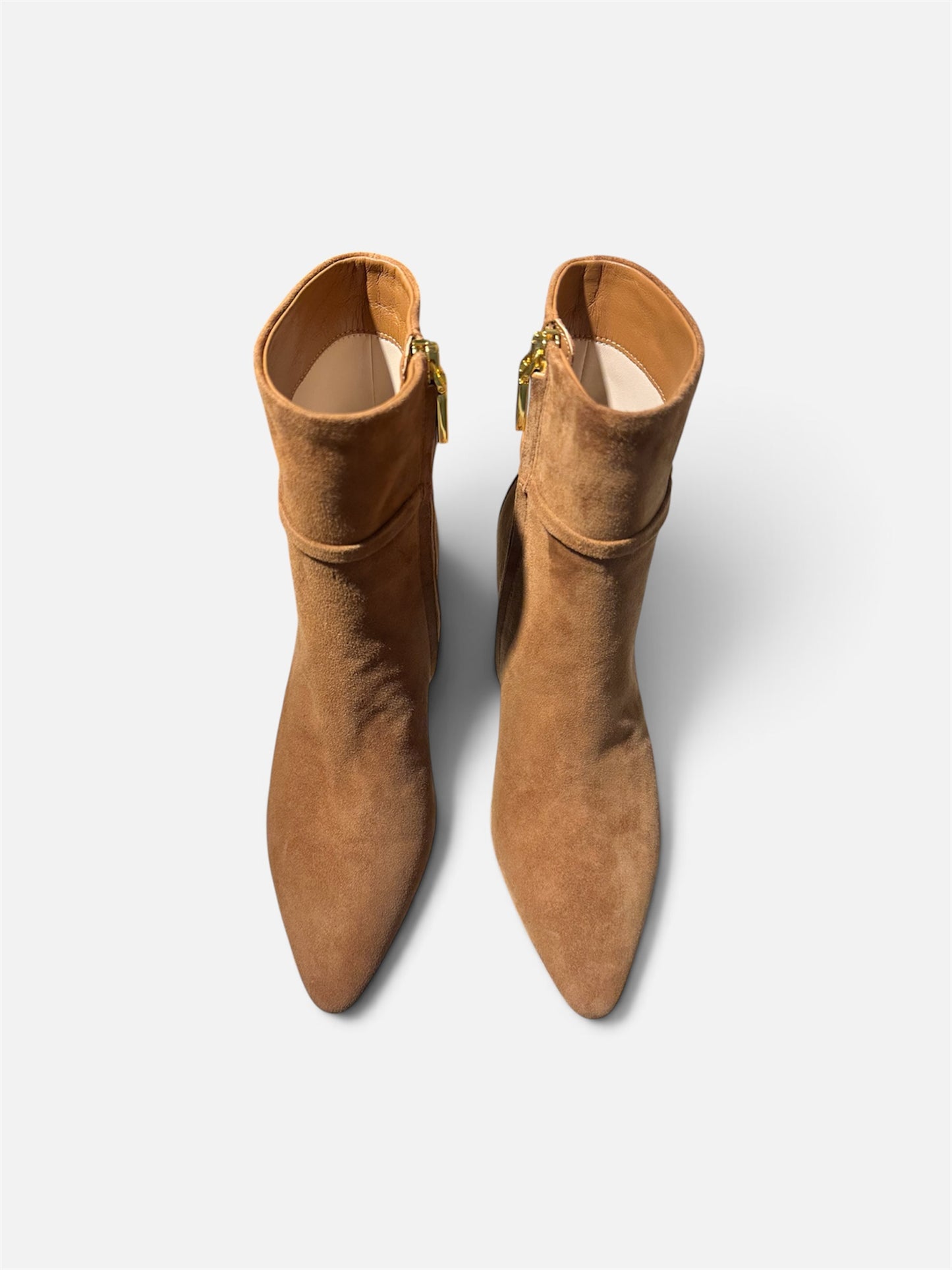 Stivaletto C-look in camoscio cognac Coccinelle