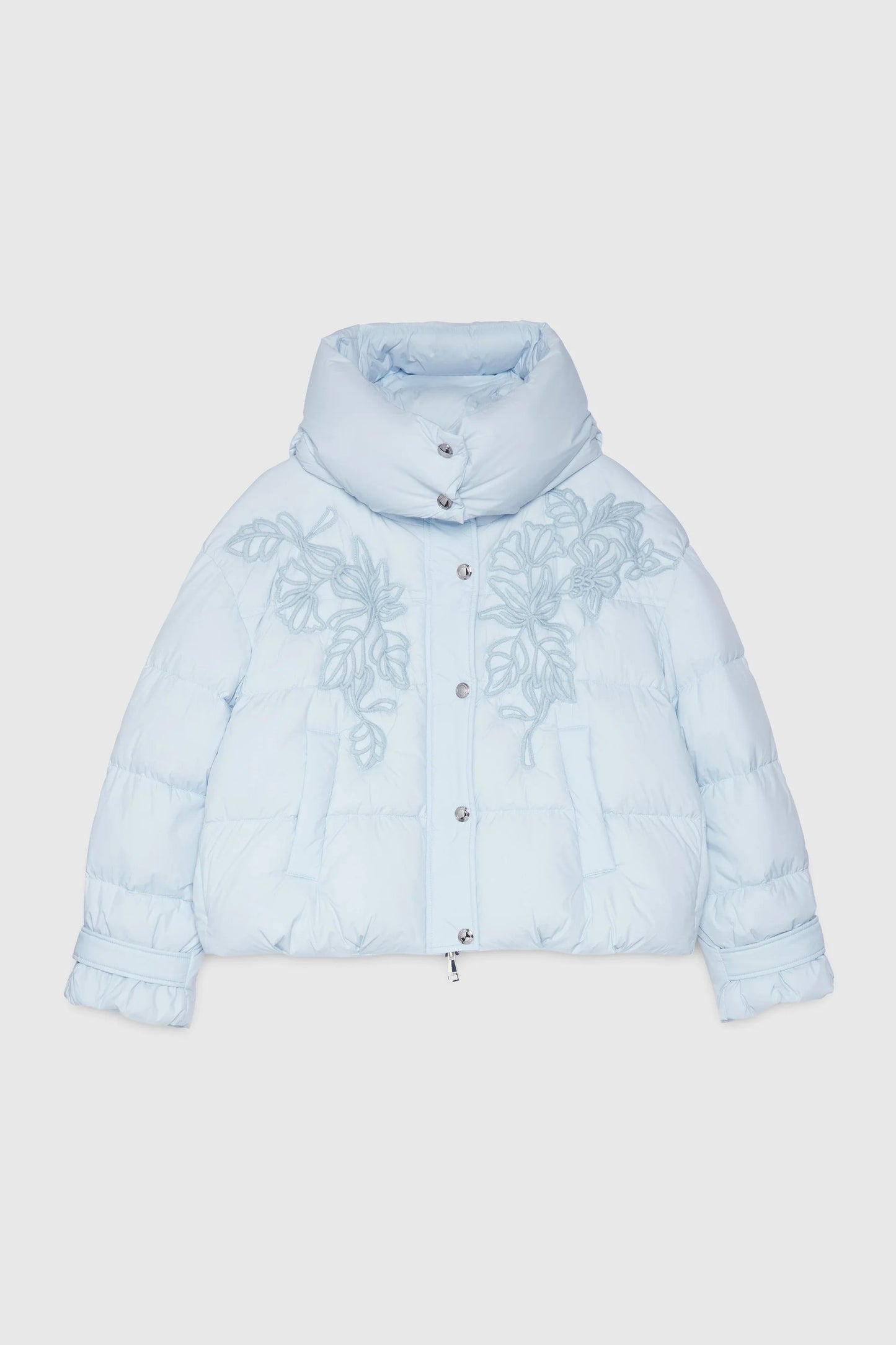 Piumino cielo ricamato Ermanno