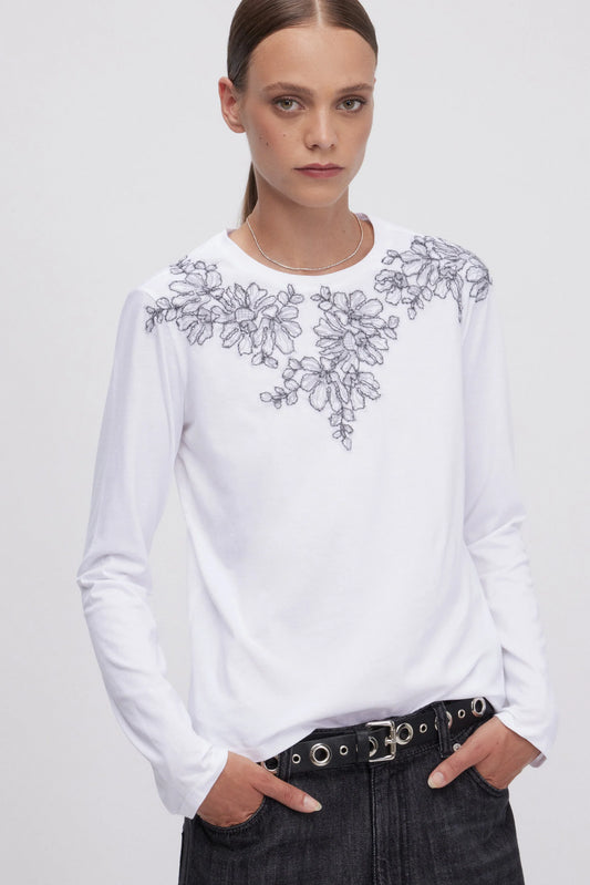 T-shirt ricamata Ermanno Firenze