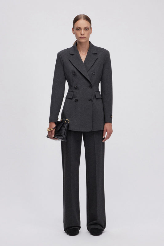 Pantalone dritto antracite Ermanno Firenze