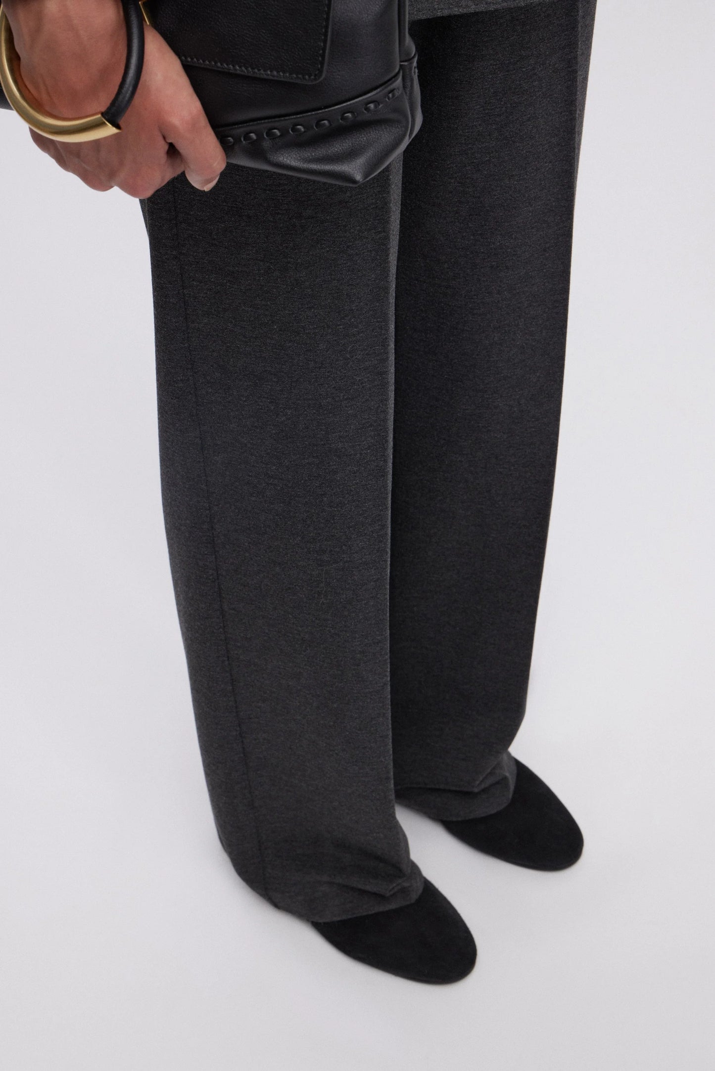 Pantalone dritto antracite Ermanno Firenze