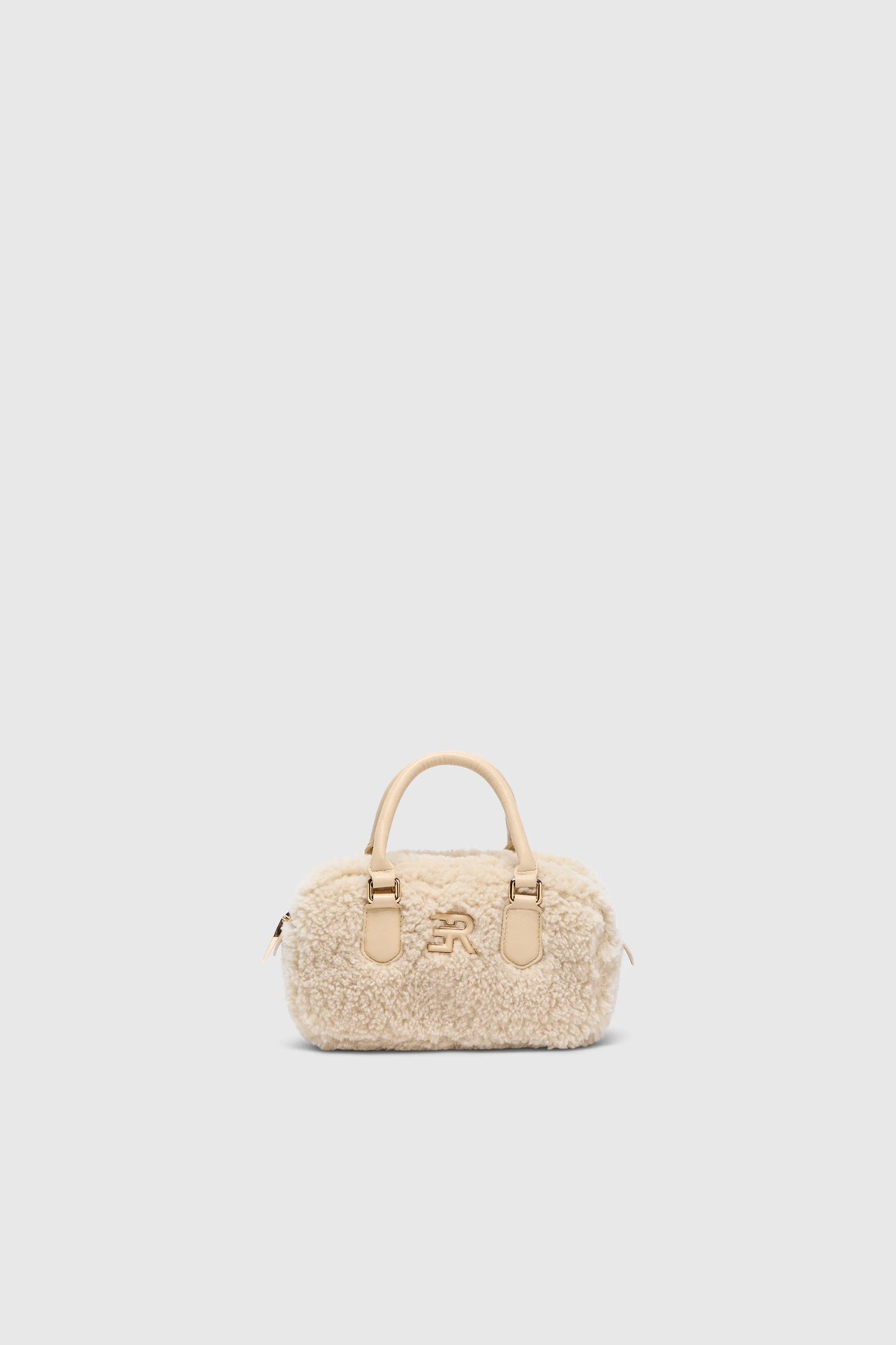 Borsa mini bowling eco pelliccia
