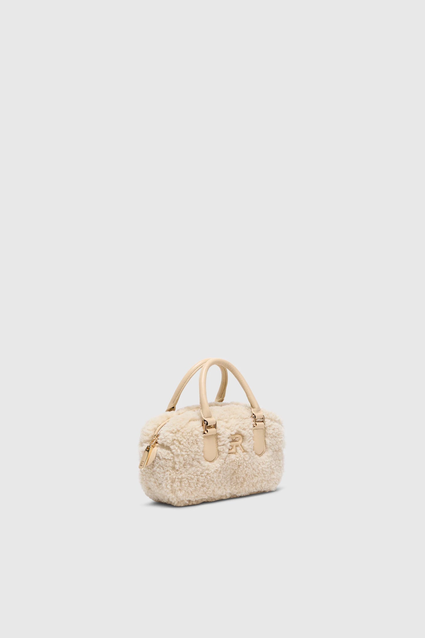 Borsa mini bowling eco pelliccia