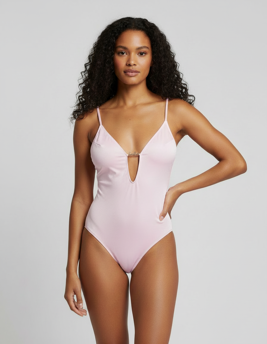 Intero rosa glossy Saint Barth