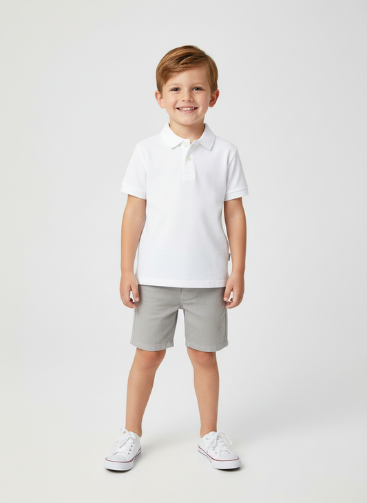 PANTALONCINO KAKI STELLE