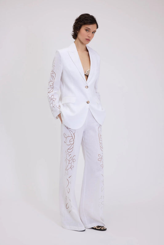 Pantaloni in lino Ermanno Firenze