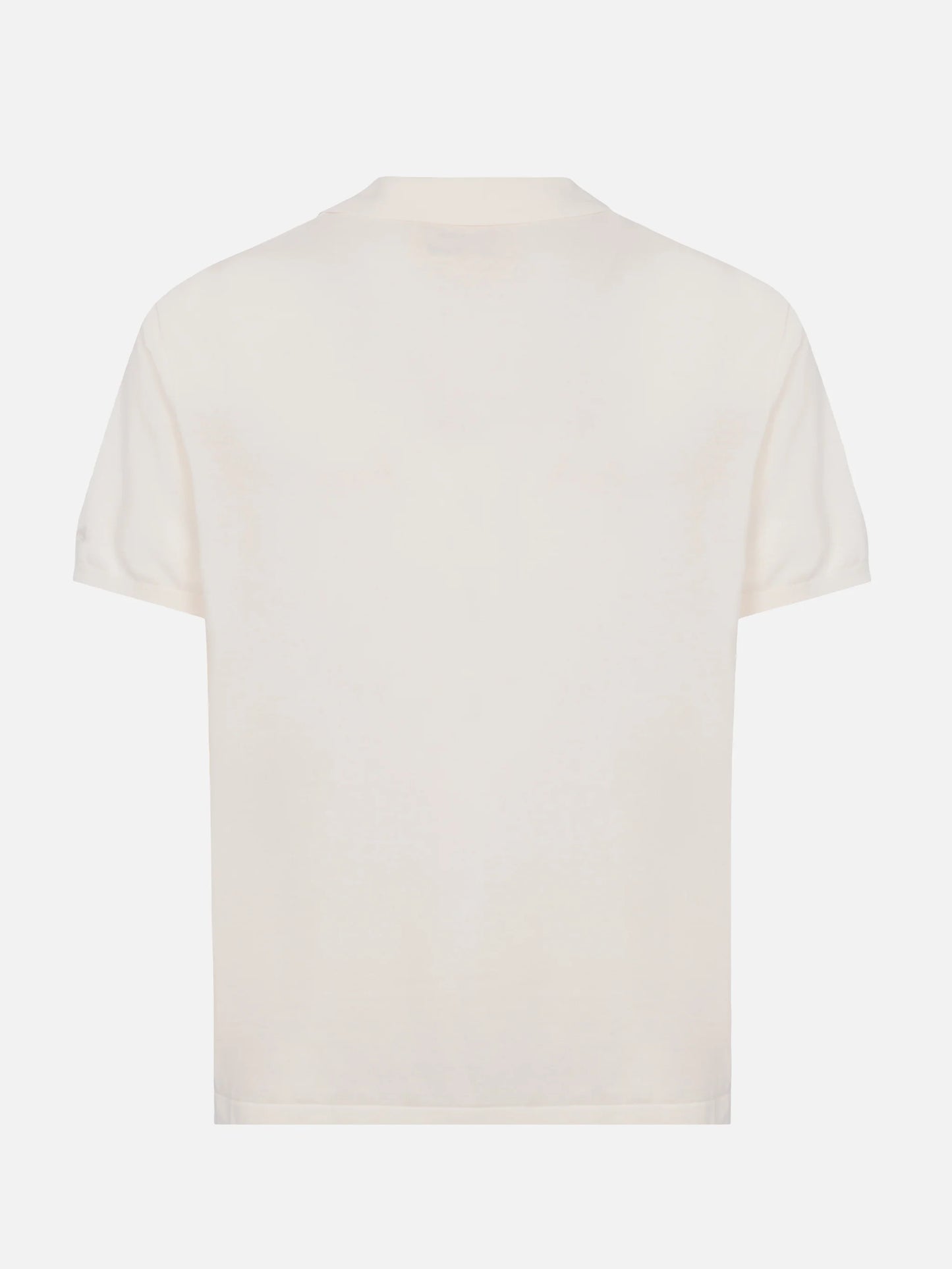 Polo cotone bianca Saint Barth
