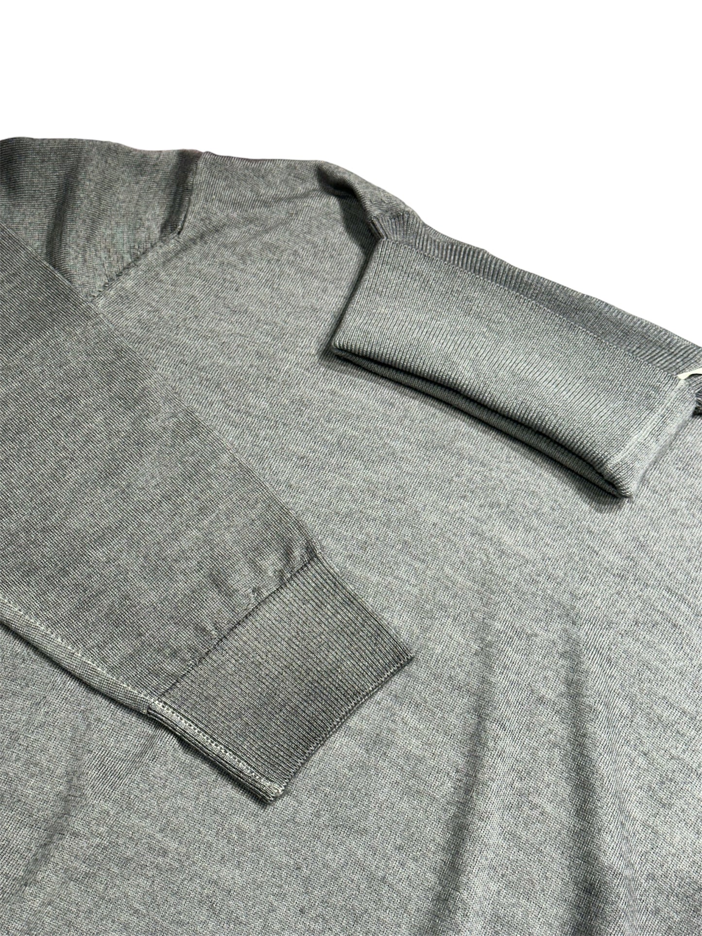 Maglia dolcevita grey vintage 100% lana Ammond