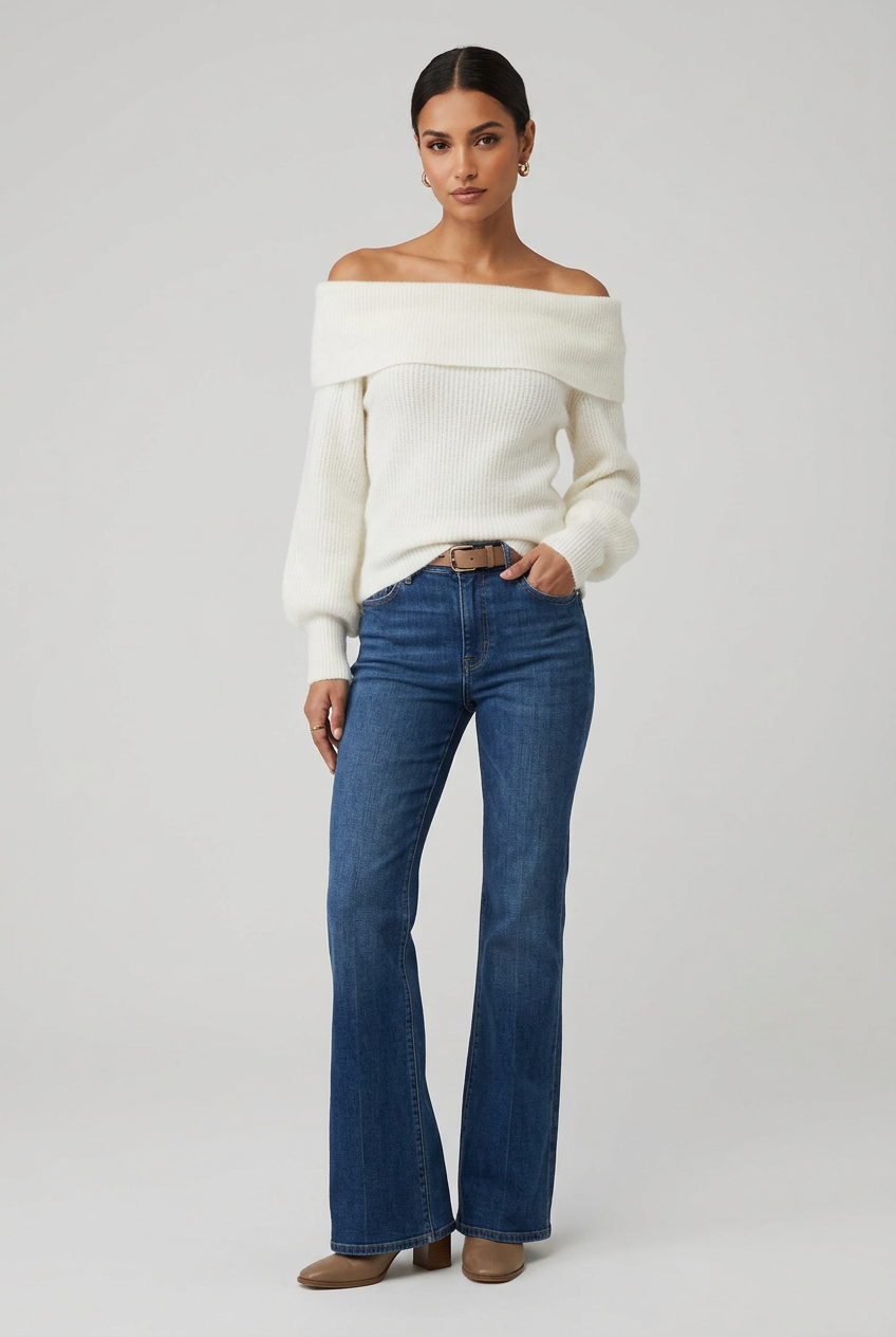 Pull Aliette scollo ampio St.Barth