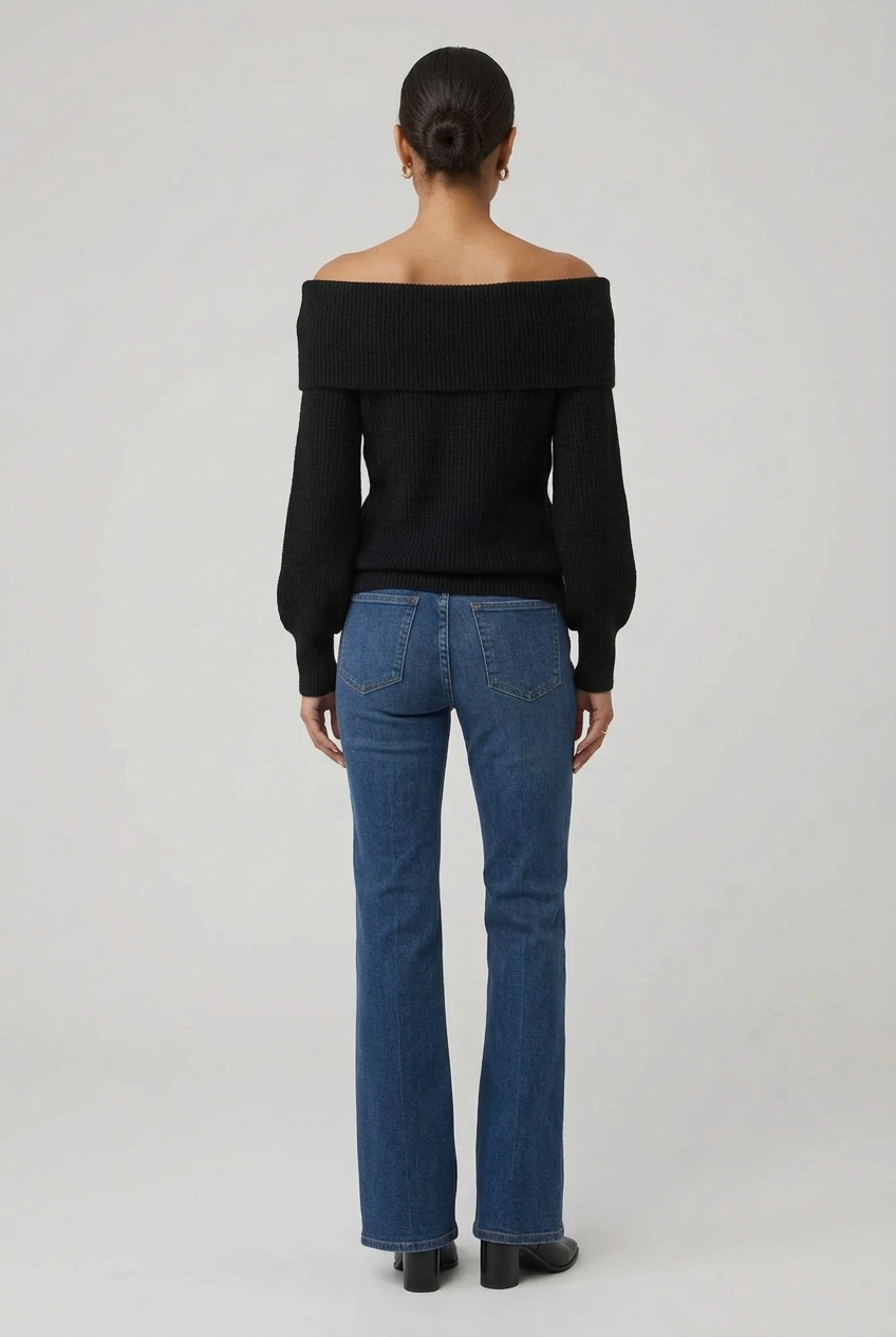 Pull Aliette scollo ampio St.Barth