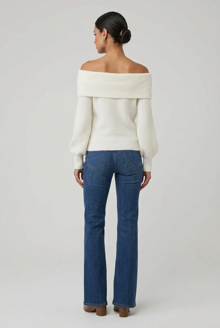 Pull Aliette scollo ampio St.Barth