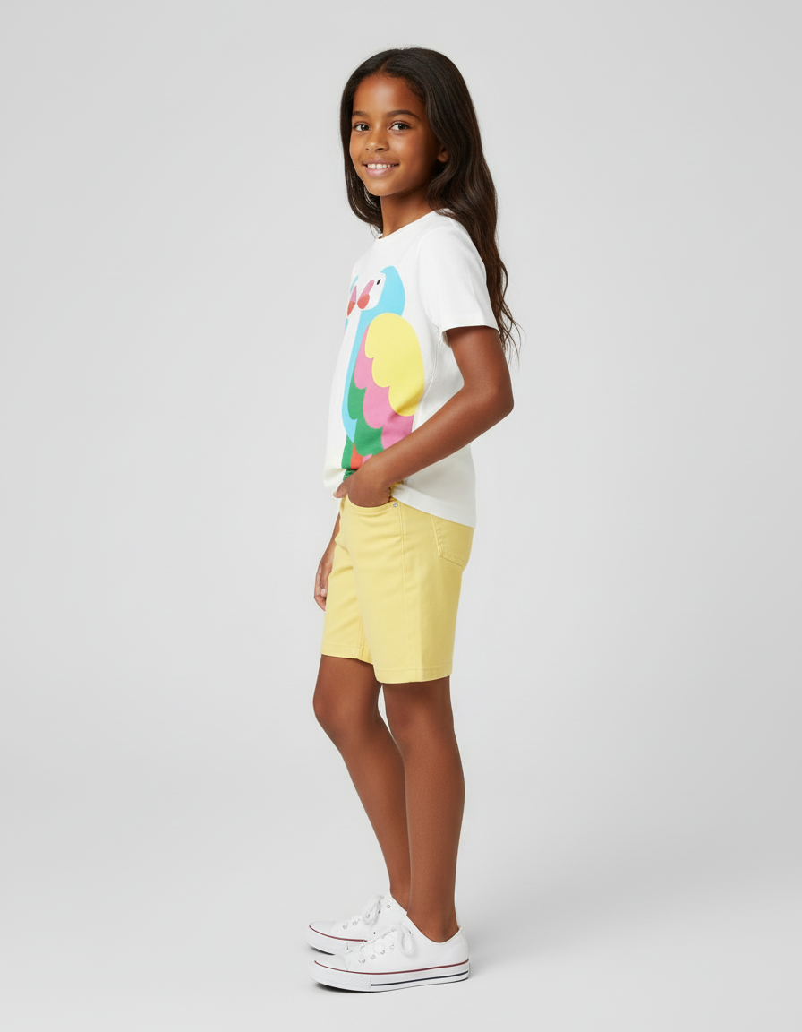 T-shirt stampa pappagallo Stella McCartney