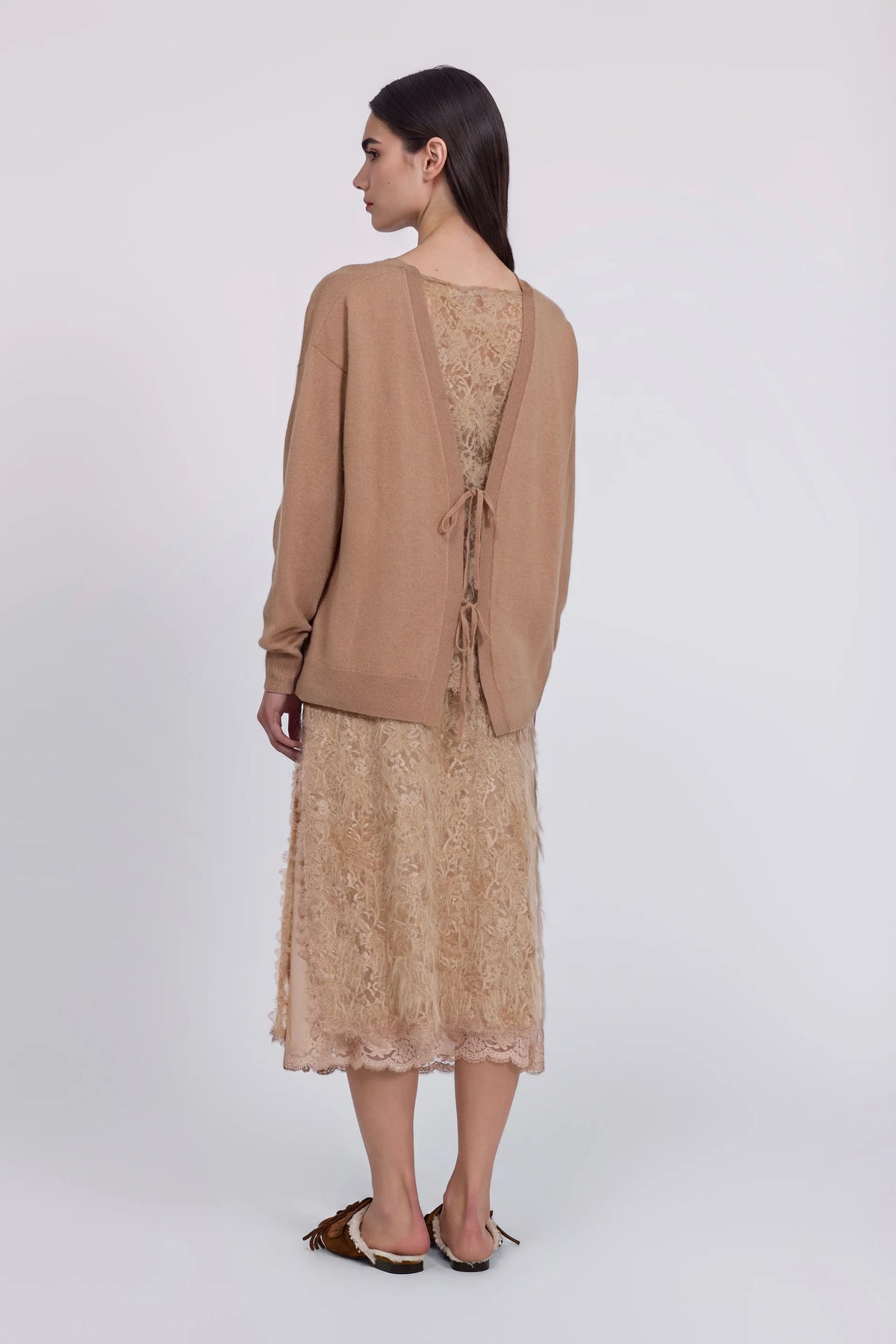 Maglia con inserto in pizzo Ermanno Firenze