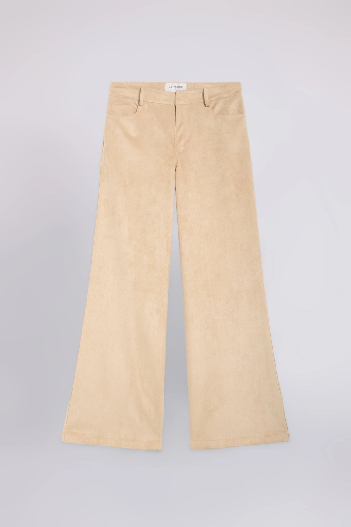 Pantalone eco suede champagne Ermanno