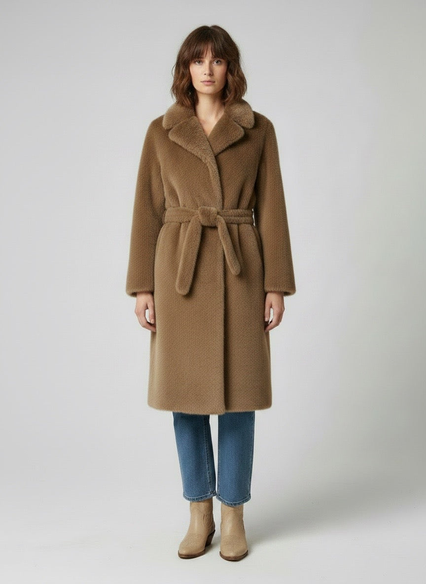 Cappotto eco pelliccia Duno