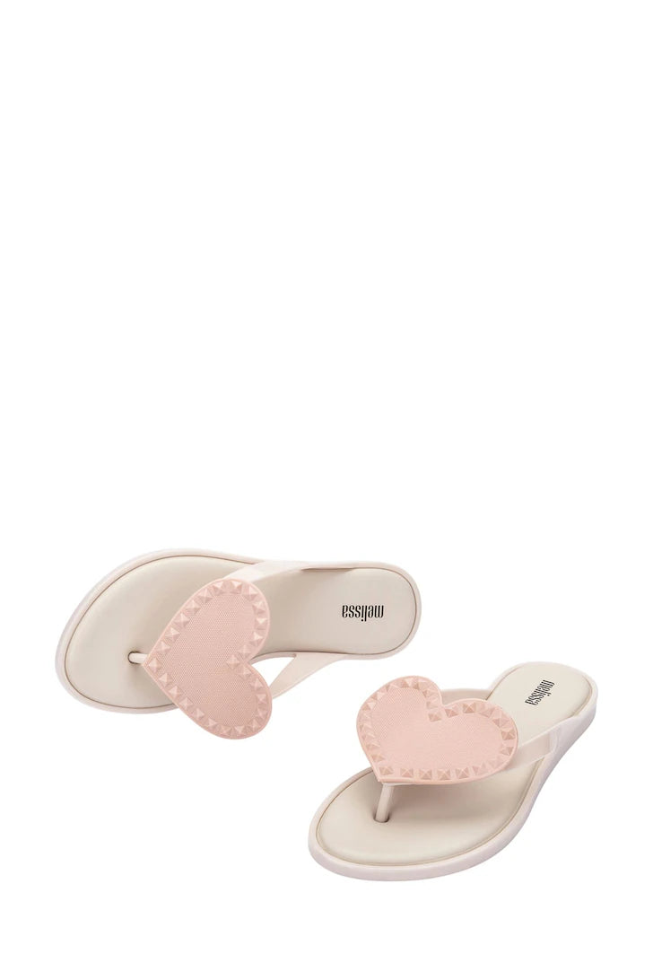 Ciabatte Melissa con cuore rosa