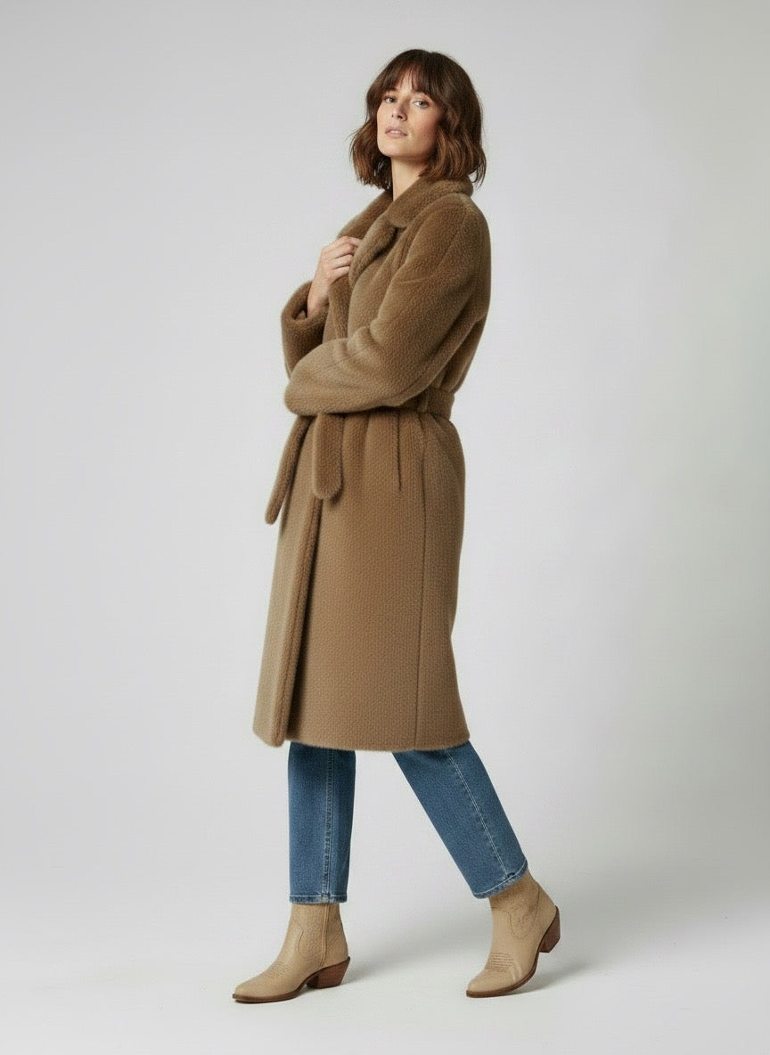 Cappotto eco pelliccia Duno