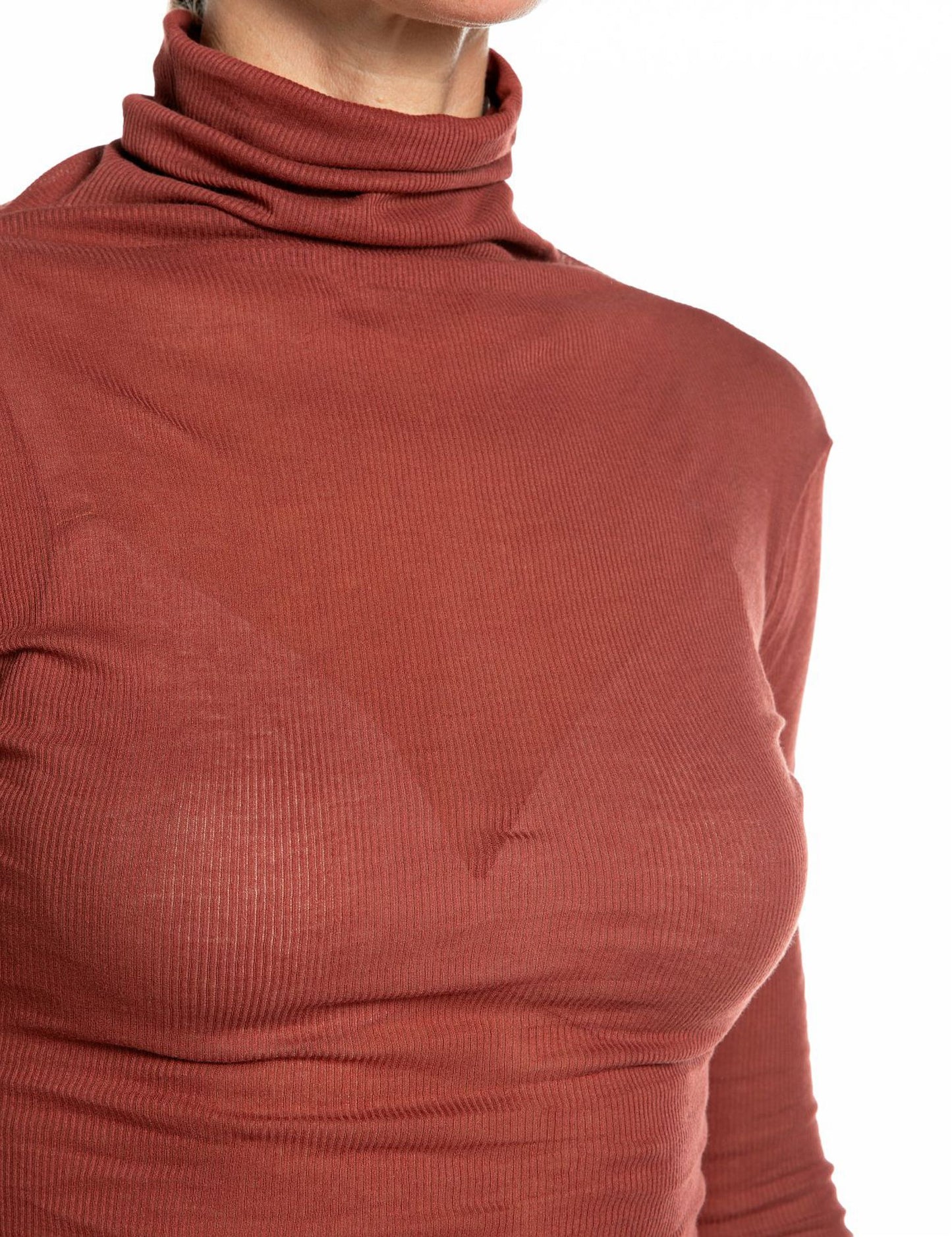 Maglia dolcevita sottile bruciato Replay