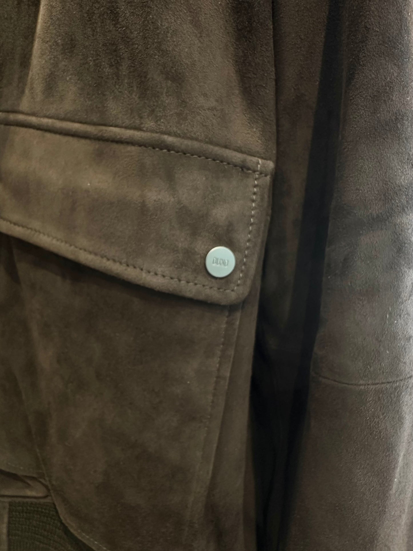 Giacca in camoscio imbottita uomo Duno