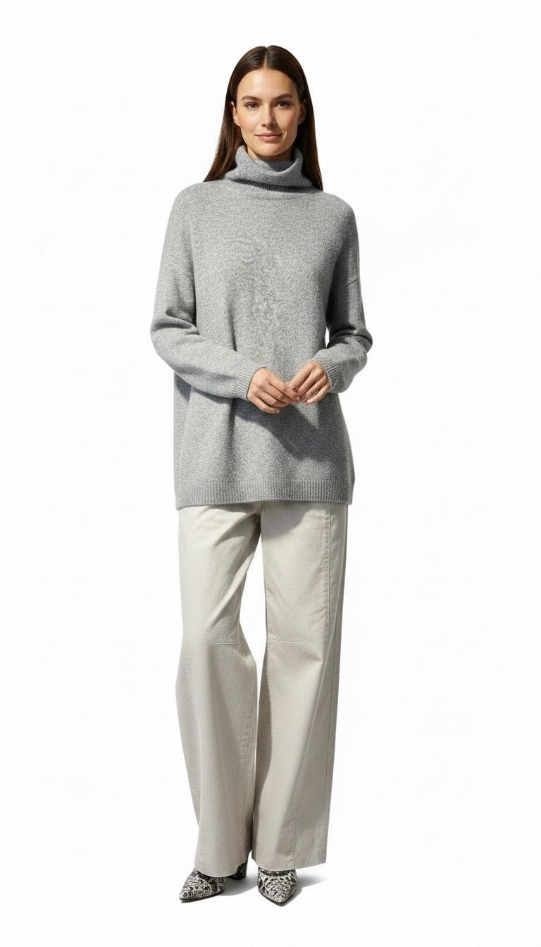 Maxi maglia Ballantyne grigio melange