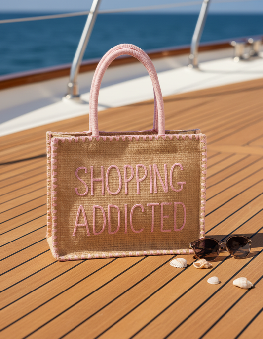 Borsa Vivian Mid Jute Saint Barth