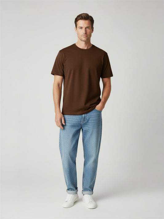 T-shirt Giro key marrone