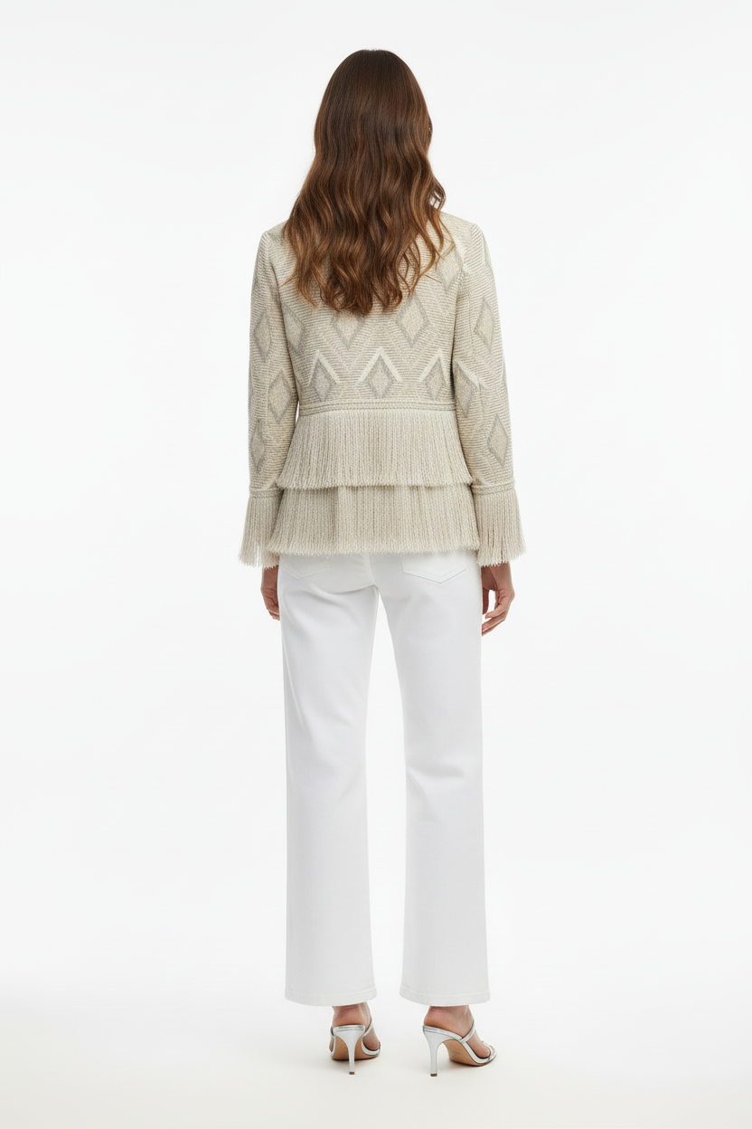 GIACCA JACQUARD PERLA