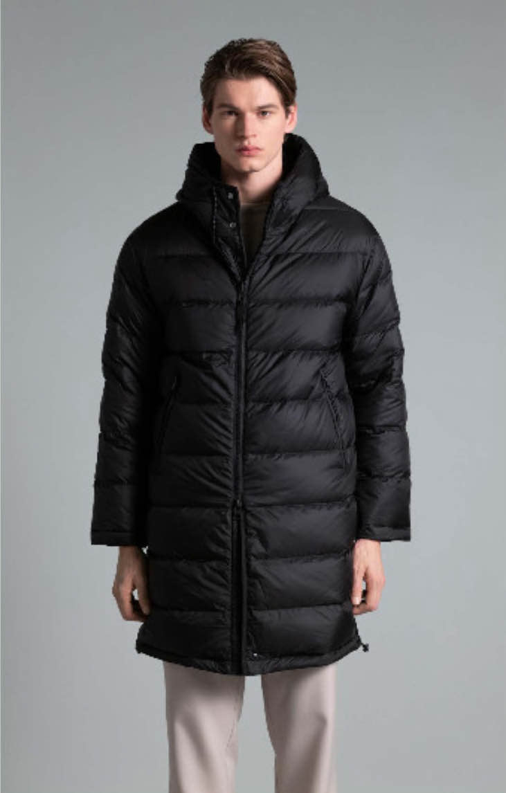 Parka reversibile nero Duno