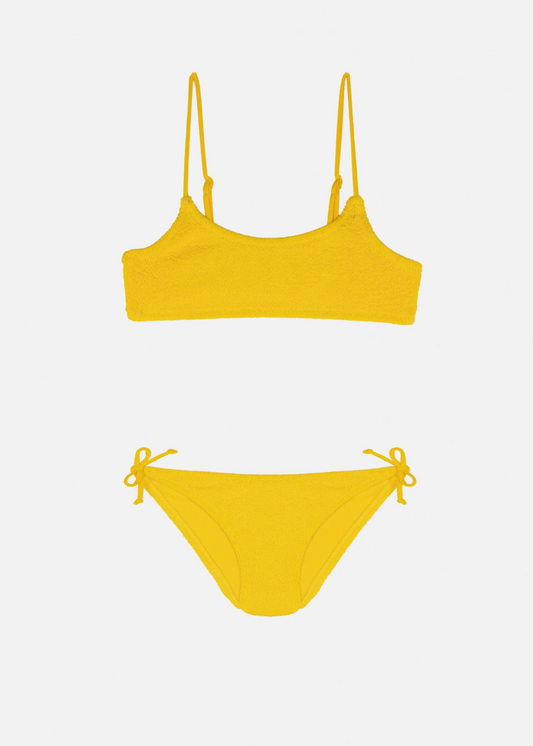 Costume Bikini Crinkle Giallo MC2