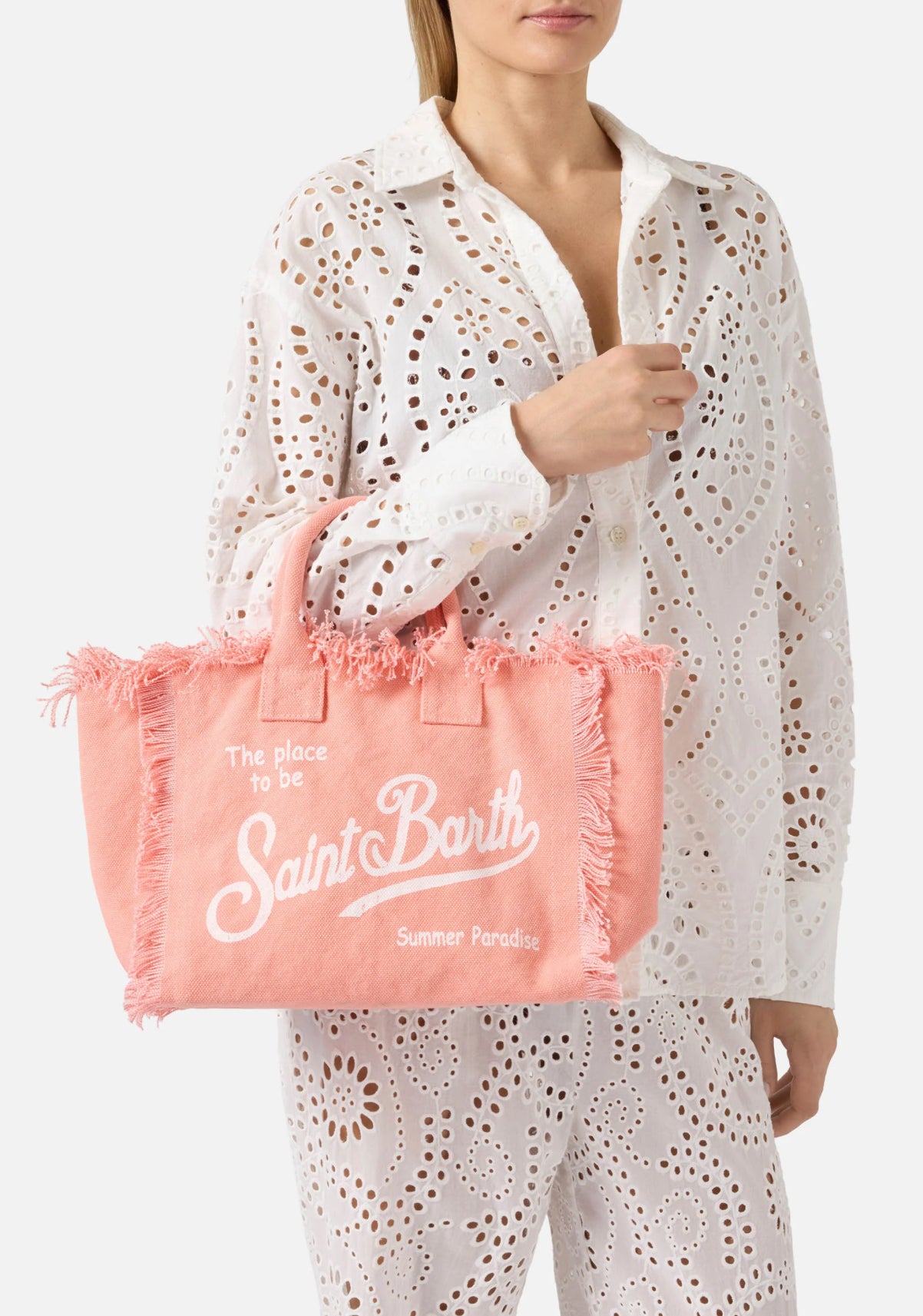 Borsa colette peach Saint Barth