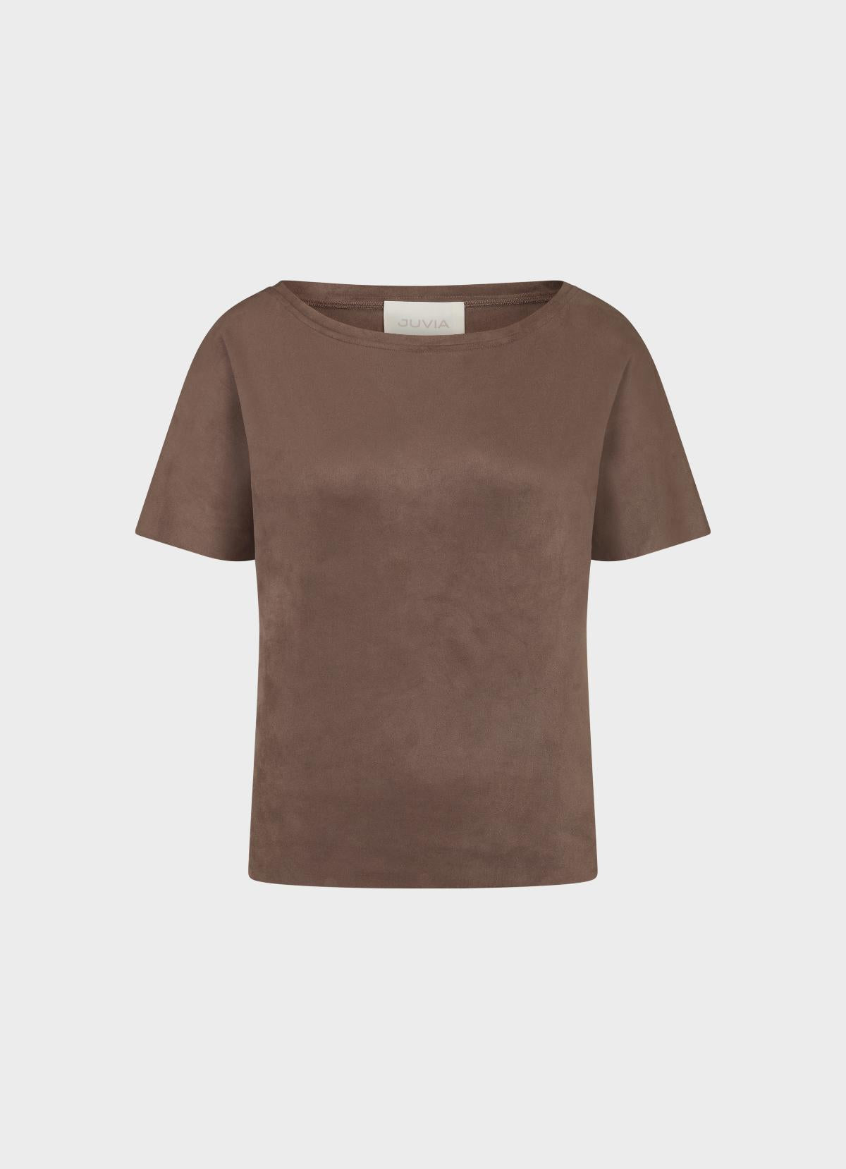 Blusa tech velour cacao Juvia