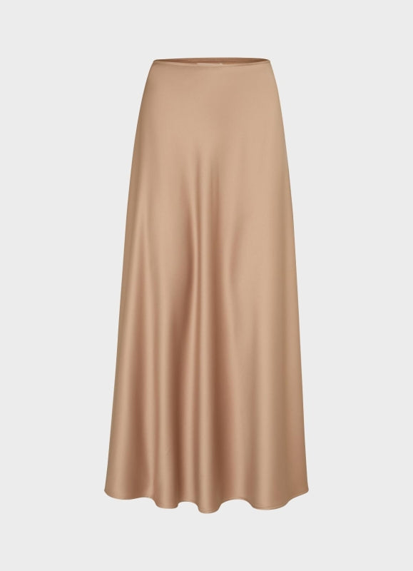 Gonna Juvia longuette raso biscotto