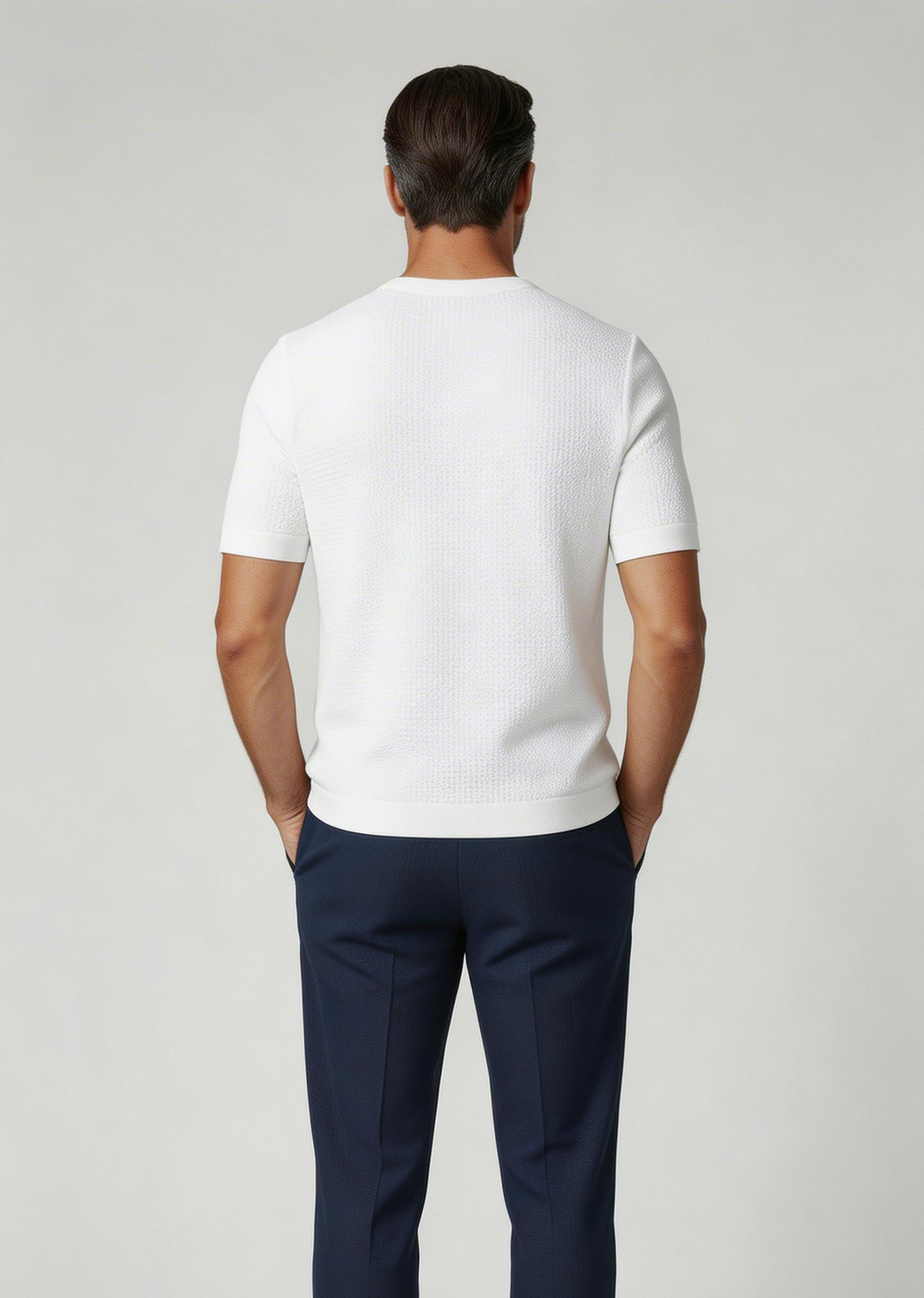 T-shirt Giro brick bianca