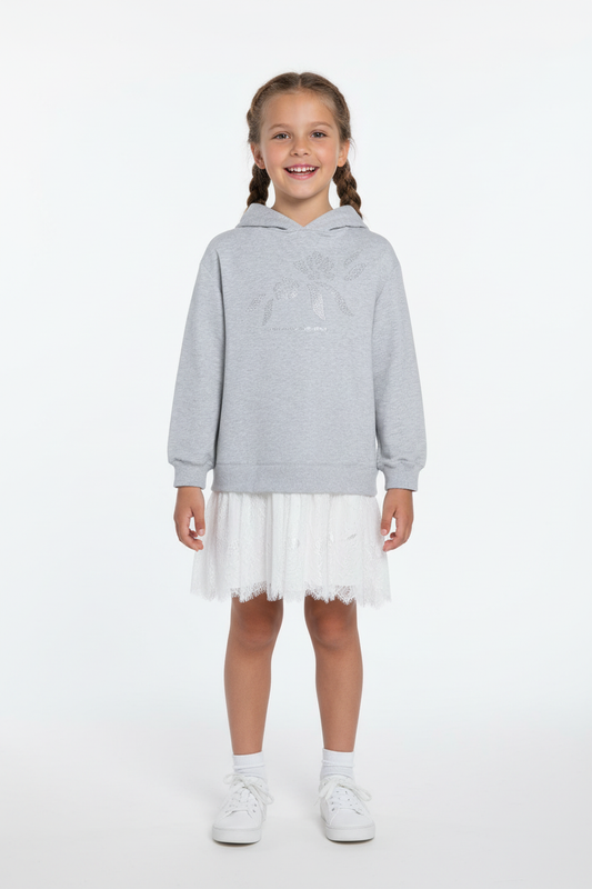 ABITO FELPA CON PIZZO ERMANNO SCERVINO