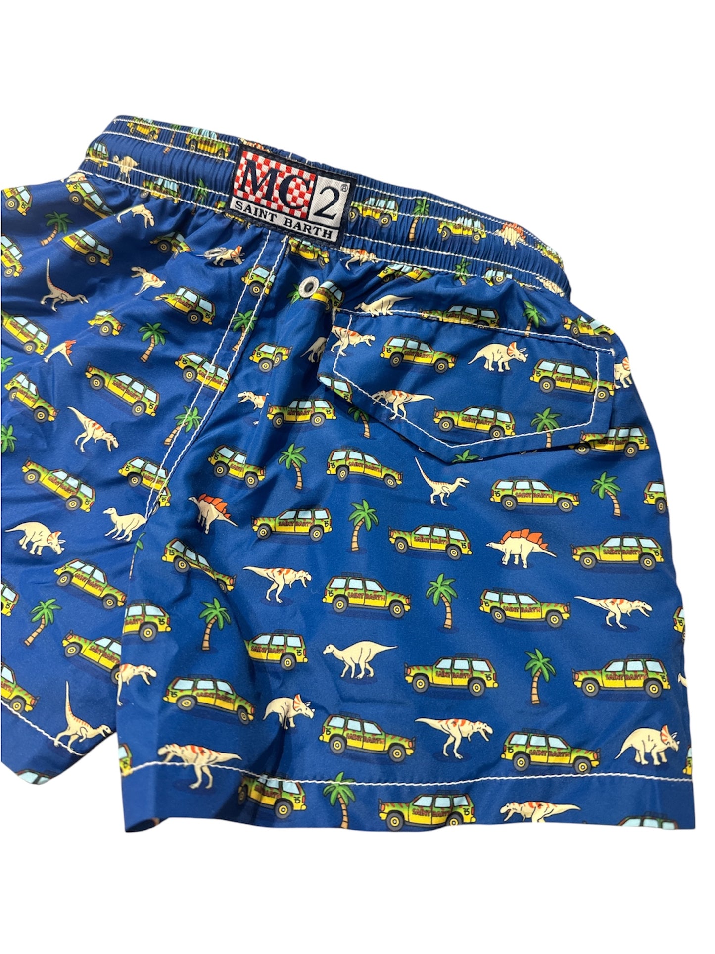 Boxer blue Saint Barth Jurassic Park