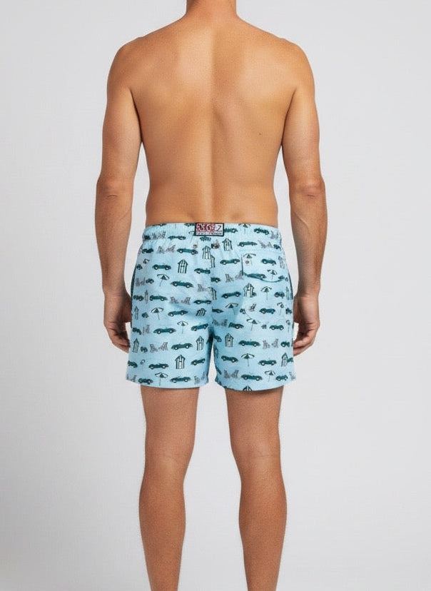Boxer road to Forte dei Marmi azzurro Saint Barth