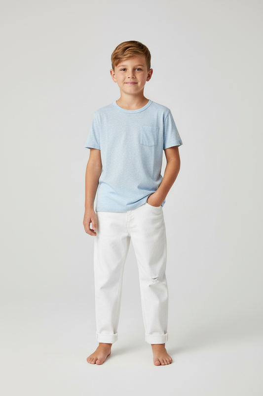 T-shirt lino cielo st.barth
