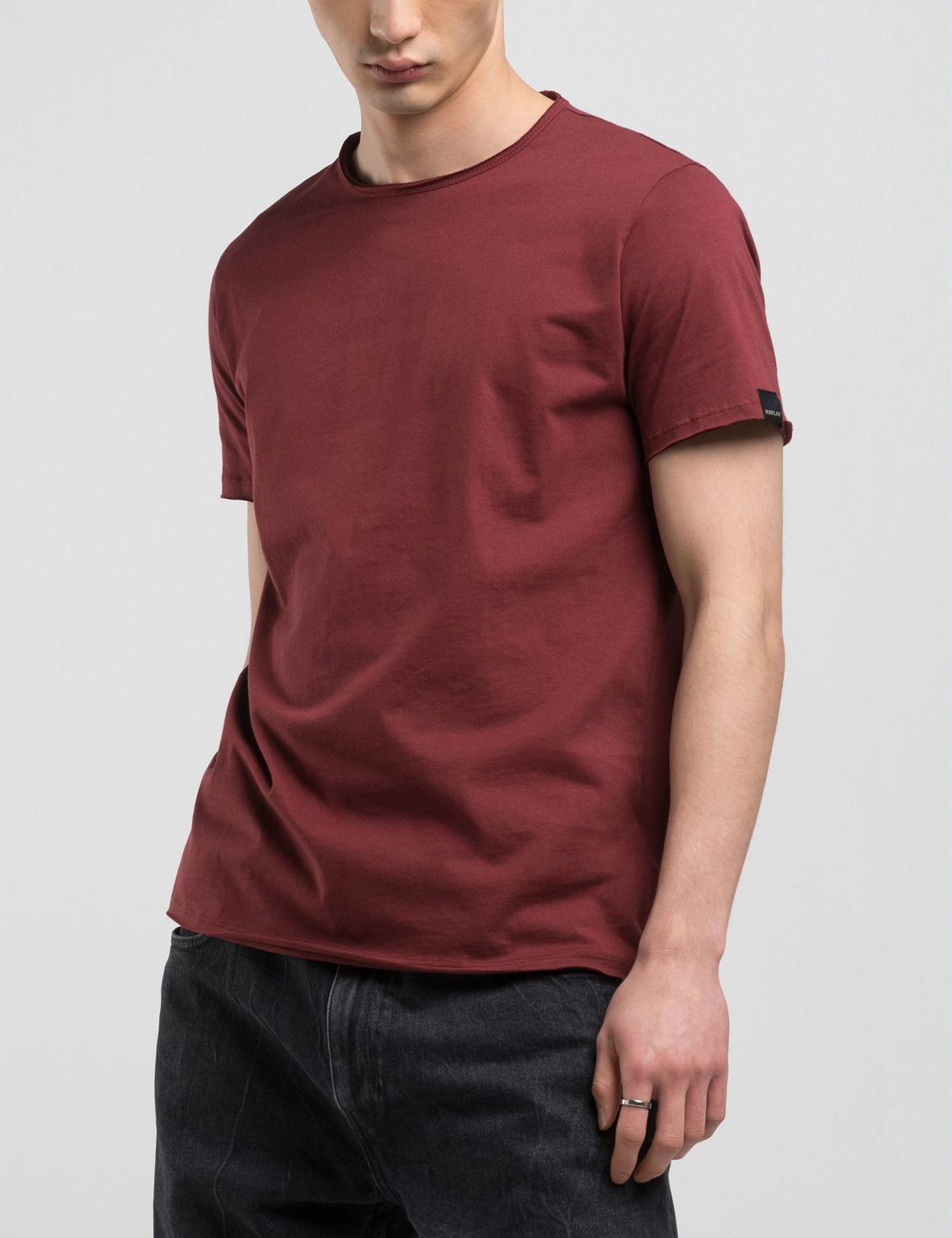 T-shirt uomo bordeaux Replay