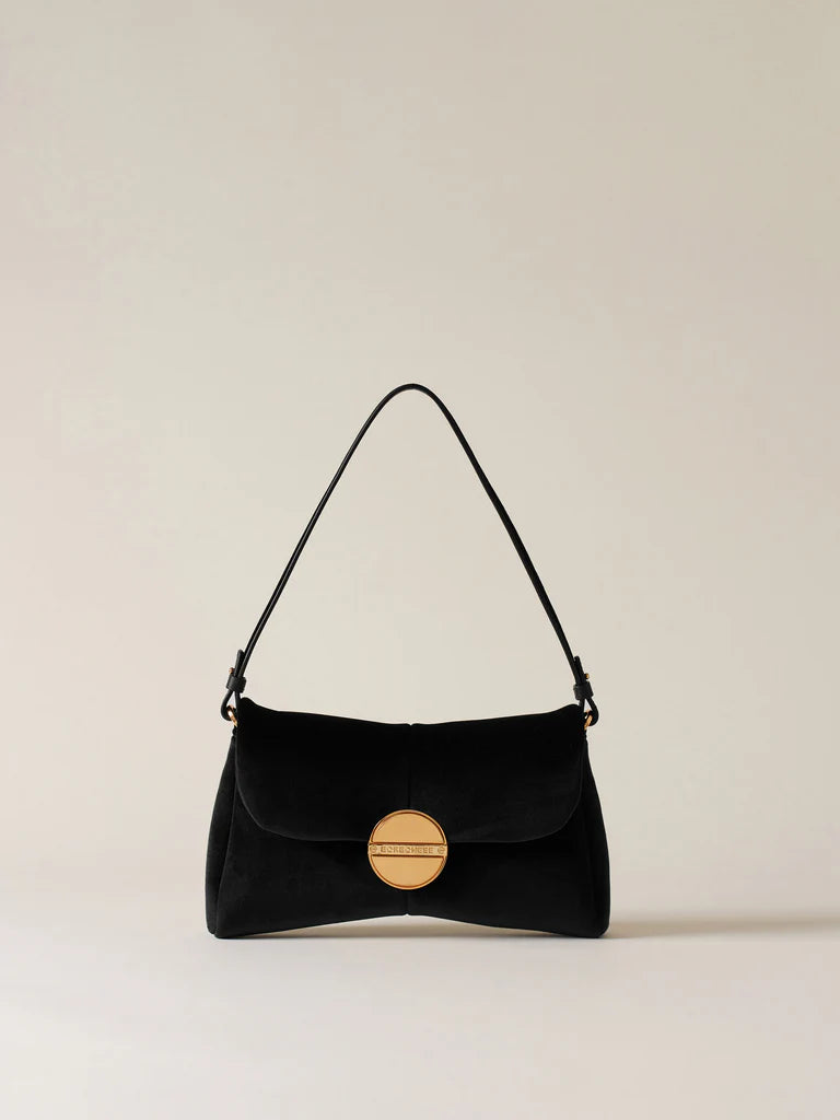 Borsa velluto nera