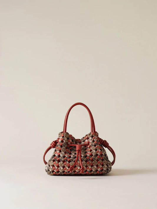 Borsa nido mini arancio Borbonese